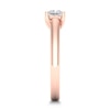 Thumbnail Image 2 of Diamond Solitaire Ring 1 ct tw Princess-cut 14K Rose Gold (SI2/I)