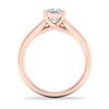 Thumbnail Image 3 of Diamond Solitaire Ring 1 ct tw Princess-cut 14K Rose Gold (SI2/I)