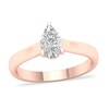 Thumbnail Image 1 of Diamond Solitaire Ring 3/4 ct tw Pear-shaped 14K Rose Gold (SI2/I)