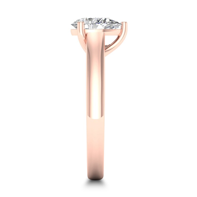 Main Image 2 of Diamond Solitaire Ring 3/4 ct tw Pear-shaped 14K Rose Gold (SI2/I)