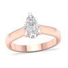 Thumbnail Image 1 of Diamond Solitaire Ring 1 ct tw Pear-shaped 14K Rose Gold (SI2/I)