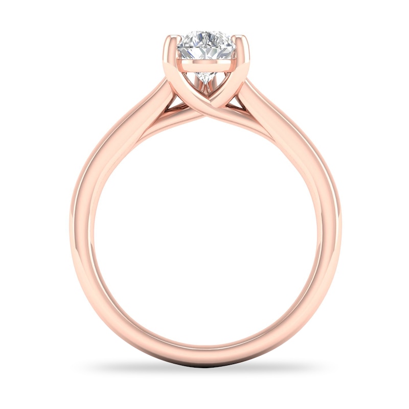 Diamond Solitaire Ring 1 ct tw Pear-shaped 14K Rose Gold (SI2/I)