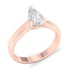 Thumbnail Image 3 of Diamond Solitaire Ring 1 ct tw Pear-shaped 14K Rose Gold (SI2/I)