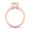 Thumbnail Image 3 of Diamond Solitaire Ring 2 ct tw Princess-cut 14K Rose Gold (I1/I)