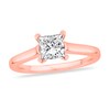 Thumbnail Image 0 of Diamond Solitaire Engagement Ring 1 ct tw Princess-cut 14K Rose Gold (I2/I)