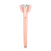 Thumbnail Image 2 of Diamond Solitaire Engagement Ring 1 ct tw Princess-cut 14K Rose Gold (I2/I)