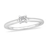 Thumbnail Image 0 of Diamond Solitaire Engagement Ring 1/5 ct tw Princess-cut 14K White Gold (I2/I)