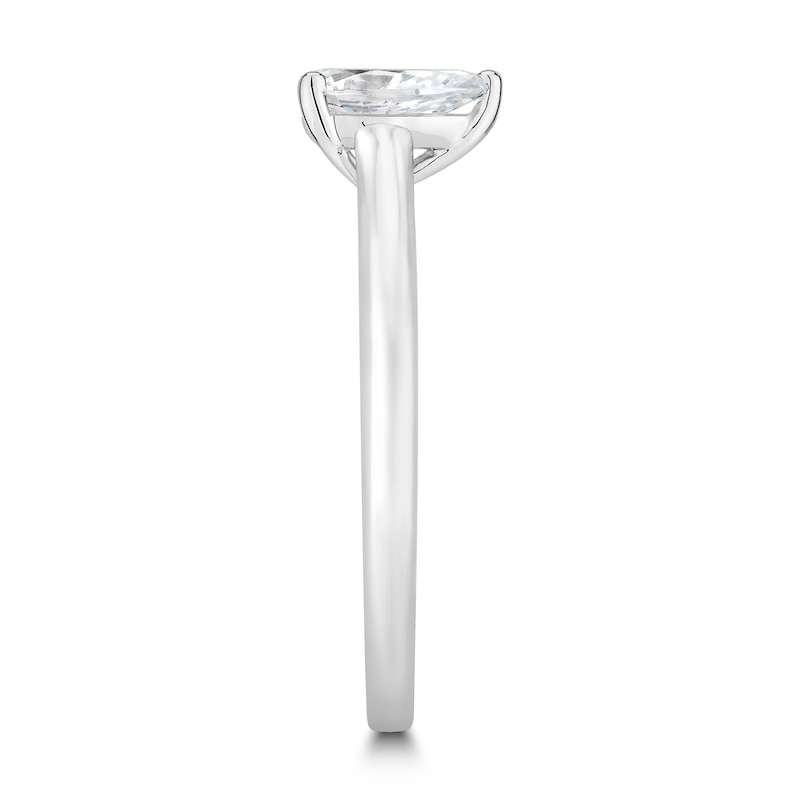 Main Image 2 of Diamond Solitaire Engagement Ring 1 ct tw Pear-shaped 14K White Gold (I2/I)