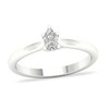 Thumbnail Image 1 of Diamond Solitaire Ring 1/4 ct tw Pear-shaped 14K White Gold (SI2/I)
