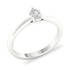 Thumbnail Image 4 of Diamond Solitaire Ring 1/4 ct tw Pear-shaped 14K White Gold (SI2/I)