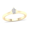 Thumbnail Image 0 of Diamond Solitaire Ring 1/4 ct tw Pear-shaped 14K Yellow Gold (SI2/I)