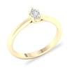 Thumbnail Image 3 of Diamond Solitaire Ring 1/4 ct tw Pear-shaped 14K Yellow Gold (SI2/I)