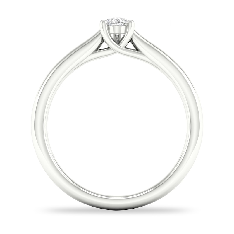 Diamond Solitaire Ring 1/4 ct tw Pear-shaped Platinum (SI2/I)