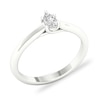 Thumbnail Image 3 of Diamond Solitaire Ring 1/4 ct tw Pear-shaped Platinum (SI2/I)