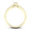 Thumbnail Image 3 of Diamond Solitaire Ring 1/2 ct tw Emerald-cut 14K Yellow Gold (SI2/I)