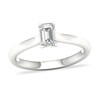 Thumbnail Image 0 of Diamond Solitaire Ring 1/2 ct tw Emerald-cut Platinum (SI2/I)