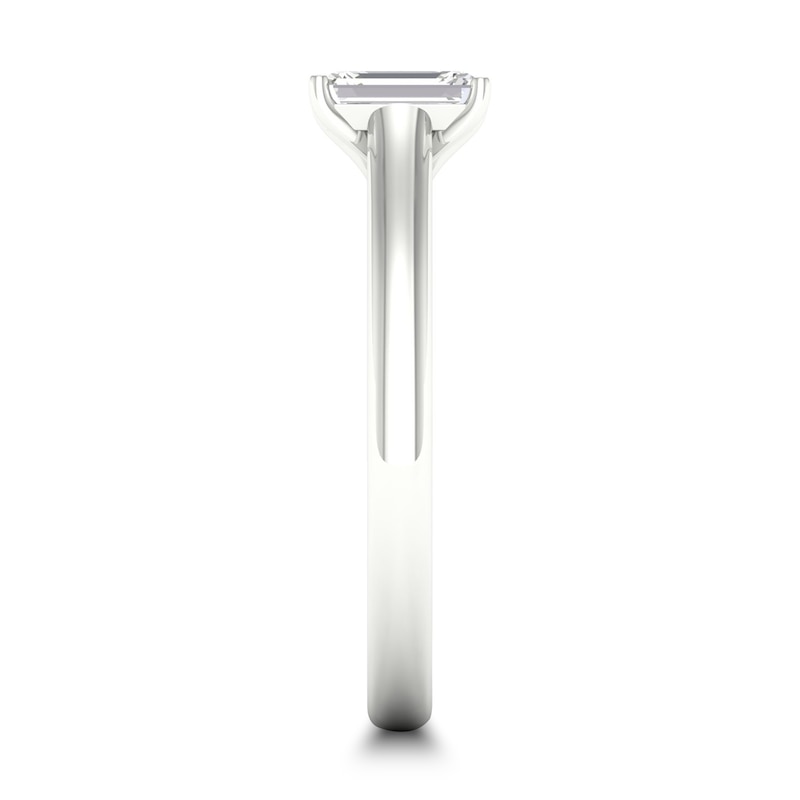 Diamond Solitaire Ring 1/2 ct tw Emerald-cut Platinum (SI2/I)