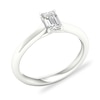 Thumbnail Image 3 of Diamond Solitaire Ring 1/2 ct tw Emerald-cut Platinum (SI2/I)