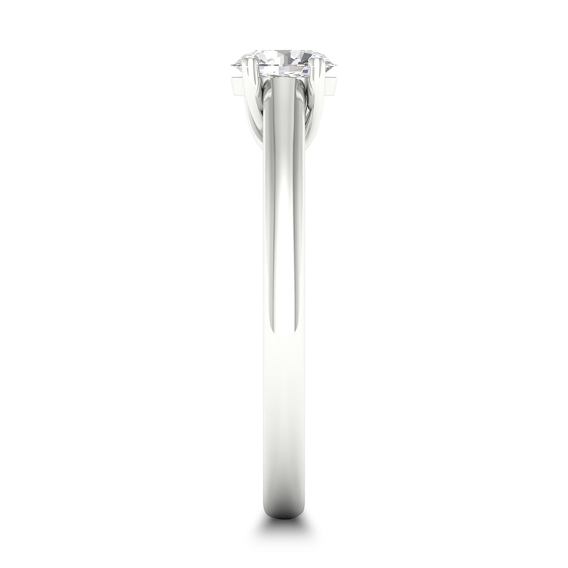 Diamond Solitaire Ring 1/3 ct tw Oval-cut Platinum (SI2/I)
