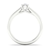 Thumbnail Image 2 of Diamond Solitaire Ring 1/3 ct tw Oval-cut Platinum (SI2/I)