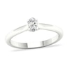 Thumbnail Image 1 of Diamond Solitaire Ring 1/4 ct tw Oval-cut 14K White Gold (SI2/I)