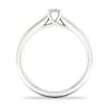 Thumbnail Image 3 of Diamond Solitaire Ring 1/4 ct tw Oval-cut 14K White Gold (SI2/I)