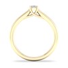 Thumbnail Image 2 of Diamond Solitaire Ring 1/4 ct tw Oval-cut 14K Yellow Gold (SI2/I)