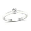 Thumbnail Image 0 of Diamond Solitaire Ring 1/4 ct tw Oval-cut Platinum (SI2/I)