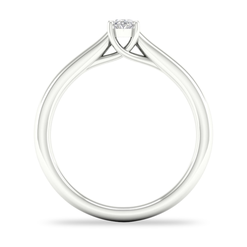 Diamond Solitaire Ring 1/4 ct tw Oval-cut Platinum (SI2/I)