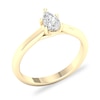 Thumbnail Image 3 of Diamond Solitaire Ring 1/2 ct tw Pear-shaped 14K Yellow Gold (SI2/I)