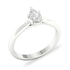 Thumbnail Image 3 of Diamond Solitaire Ring 1/2 ct tw Pear-shaped Platinum (SI2/I)