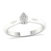 Thumbnail Image 0 of Diamond Solitaire Ring 1/3 ct tw Pear-shaped 14K White Gold (SI2/I)