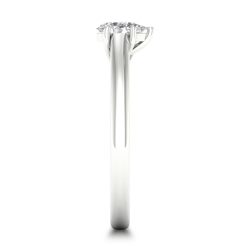 Diamond Solitaire Ring 1/3 ct tw Pear-shaped 14K White Gold (SI2/I)