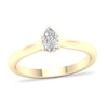 Thumbnail Image 0 of Diamond Solitaire Ring 1/3 ct tw Pear-shaped 14K Yellow Gold (SI2/I)
