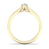 Thumbnail Image 2 of Diamond Solitaire Ring 1/3 ct tw Pear-shaped 14K Yellow Gold (SI2/I)