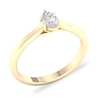 Thumbnail Image 3 of Diamond Solitaire Ring 1/3 ct tw Pear-shaped 14K Yellow Gold (SI2/I)
