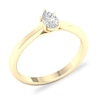 Thumbnail Image 3 of Diamond Solitaire Ring 1/3 ct tw Pear-shaped 14K Yellow Gold (SI2/I)