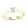 Thumbnail Image 0 of Diamond Solitaire Ring 1/3 ct tw Princess-cut 14K Yellow Gold (SI2/I)