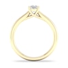 Thumbnail Image 2 of Diamond Solitaire Ring 1/3 ct tw Princess-cut 14K Yellow Gold (SI2/I)