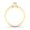 Thumbnail Image 2 of Diamond Solitaire Ring 1/3 ct tw Princess-cut 14K Yellow Gold (SI2/I)