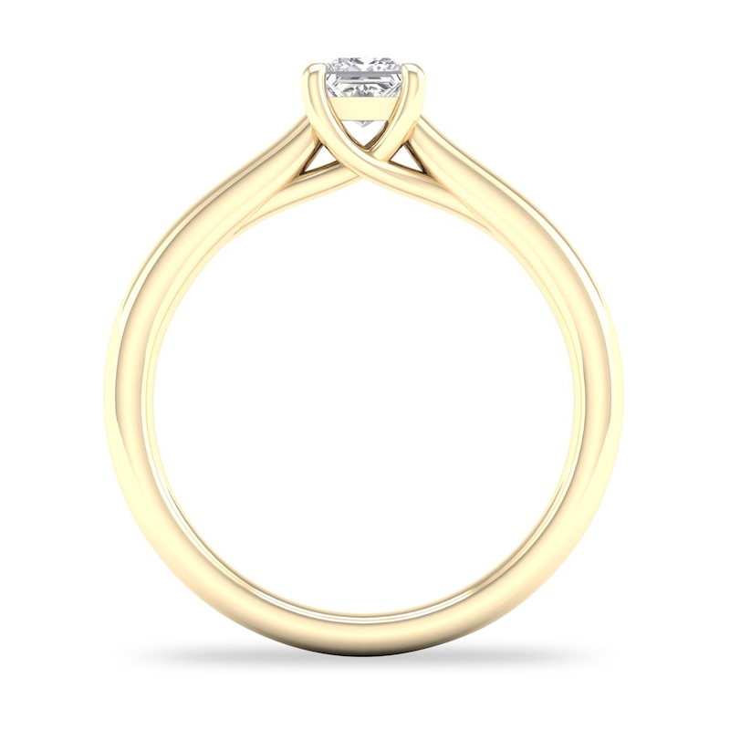 Diamond Solitaire Ring 1/3 ct tw Princess-cut 14K Yellow Gold (SI2/I)
