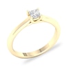 Thumbnail Image 3 of Diamond Solitaire Ring 1/3 ct tw Princess-cut 14K Yellow Gold (SI2/I)