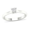 Thumbnail Image 1 of Diamond Solitaire Ring 1/3 ct tw Princess-cut Platinum (SI2/I)