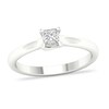 Thumbnail Image 0 of Diamond Solitaire Ring 1/3 ct tw Princess-cut Platinum (SI2/I)