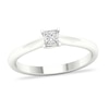 Thumbnail Image 0 of Diamond Solitaire Ring 1/4 ct tw Princess-cut 14K White Gold (SI2/I)