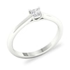 Thumbnail Image 3 of Diamond Solitaire Ring 1/4 ct tw Princess-cut 14K White Gold (SI2/I)