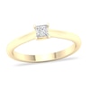 Thumbnail Image 0 of Diamond Solitaire Ring 1/4 ct tw Princess-cut 14K Yellow Gold (SI2/I)