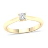 Thumbnail Image 0 of Diamond Solitaire Ring 1/4 ct tw Princess-cut 14K Yellow Gold (SI2/I)
