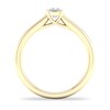 Thumbnail Image 2 of Diamond Solitaire Ring 1/4 ct tw Princess-cut 14K Yellow Gold (SI2/I)