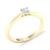 Thumbnail Image 3 of Diamond Solitaire Ring 1/4 ct tw Princess-cut 14K Yellow Gold (SI2/I)